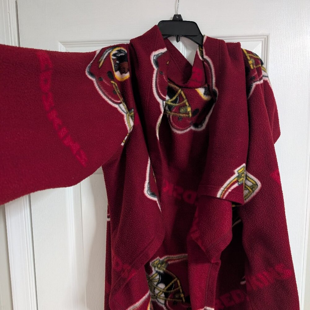 NFL Washington Redskins Adult Blanket with Arms